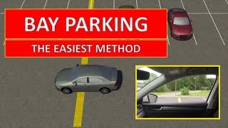 Learn how to PARK IN A BAY The easiest driving lesson by Parking Tutorial [upl. by Enaitsirk]