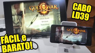 Como espelhar QUALQUER celular na TV com cabo LD39 Seu celular vira um VIDEO GAME [upl. by Kcirderfla]