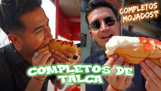 PROBANDO LOS COMPLETOS MOJADOS DE TALCA 🌭 ¿LOS MEJORES [upl. by Tabb]