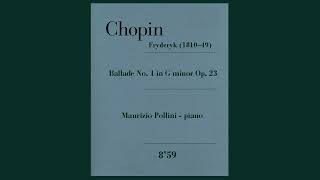 Chopin  Ballade No 1 in G minor Op 23  Maurizio Pollini [upl. by Yltsew]