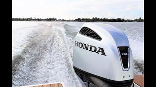 Vorstellung neuer Honda BF 250 V6  NEW V6 BF 250  Atlantic Marine in Cannes 2018 [upl. by Salokin]