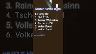 Kahoot Namen Ideen [upl. by Roon194]