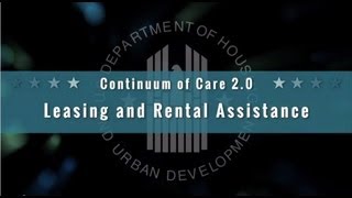 Leasing and Rental Assistance Under the CoC Program [upl. by Elockcin]