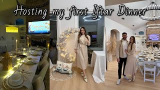 Hosting My First Iftar Dinner Ramadan Vlog [upl. by Chapell]