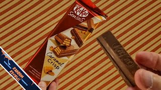 Nestle Kit Kat Senses Caramel Crisp  Random Reviews [upl. by Loats]