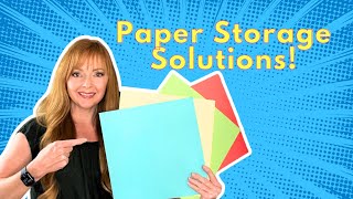 Scrapbook Paper Organizing Solutions [upl. by Animsay]