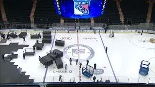 Basketball to Hockey timelapse at MSG [upl. by Ashleigh483]