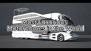 The Ultimate Luxurious Motorhome Showdown Which One Wins [upl. by Odama39]