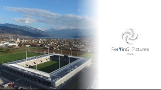 Stockhorn Arena Thun Fussballstadion 360° inkl Panorama  112015 [upl. by Niessuh]