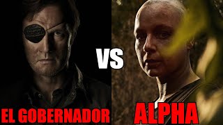 ALPHA VS EL GOBERNADORPHILIP BLAKE  The Walking Dead  MaxStarOficial [upl. by Oetam]