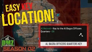 Al Bagra Officers Quarters key LOCATION GUIDE  Call of Duty Warzone 20 DMZ Season 2 [upl. by Simetra]