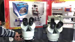 G2Mark 7X45X Stereo Trinocular Microscope with 10X20X Eyepiece  CTV Lens CallWhatsApp9830833133 [upl. by Assin]