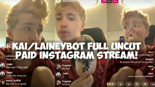 KaiLaineybot Secret Paid Livestream Full amp Uncut [upl. by Andrel760]