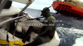 PESCA ESPORTIVA EM APNEIA X  PLATAFORMA AFUNDADA [upl. by Ynabe]