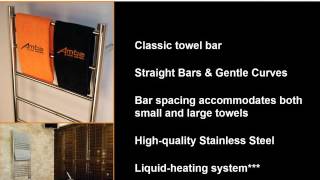 Amba Products Heated Towel Rack  Towel Warmer Overview Presentation [upl. by Adnil]