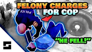 Cop Throws Man On Head quotHe Fellquot  States Attorney Waits 4 Weeks To Charge Him [upl. by Nnaes571]