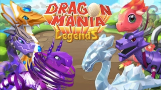 How to Breed ALL 7 Basic LEGENDARY DRAGONS In Dragon Mania Legends Crystal Pixie etc [upl. by Mabel]