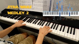 Star Wars Medley 2  Piano Covers of Greivious Theme Main Theme amp More Medley Palooza Session 2 [upl. by Yrellih]