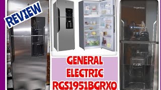 Review y como funciona heladera No frost General Electric RGS1951BGRXO de 542Lts bruto 523Lts neto [upl. by Norene]