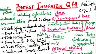 Pentest Interview Questions And Answers Part 1 Penetration Testing Interview Questions Pentesting [upl. by Florry]