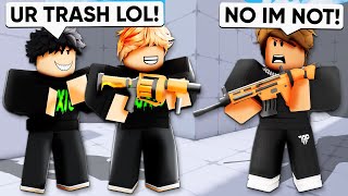 I Met a TOXIC Clan So I 1v2d Them Roblox Rivals [upl. by Yblehs505]