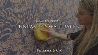 How To Install Unpasted Wallpaper  Paste The Wall Application [upl. by Blockus]