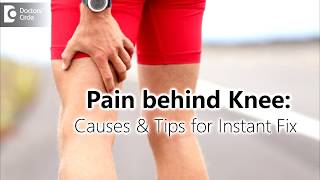 What causes sharp pain behind knee How can it be managed  Dr Navinchand D J [upl. by Stephannie]