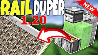 Minecraft 120  Best Unlimited Rail Duplication Glitch  Tutorial for BedrockJavaXboxPs4 [upl. by Given]