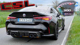 BMW M4 CSL 550hp  0300 kmh acceleration🏁  by Automann in 4K [upl. by Anairad730]