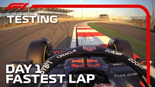 Max Verstappens Fastest Lap  Day 1  F1 PreSeason Testing 2024 [upl. by Ilan255]