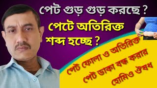 Homeopathic Remedy Stomach Noises । Loud Stomach Growling । Stomach Problem । পেটে শব্দ হওয়ার কারন। [upl. by Nitsirhc544]