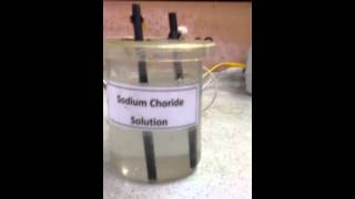 Electrolysis of Sodium Chloride [upl. by Landel262]