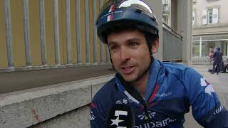 Rudy Molard  Interview à larrivée  Prologue  Tour de Romandie 2024 [upl. by Domella]