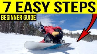 How To Carve Your SNOWBOARD  BEGINNER GUIDE [upl. by Nodrog986]