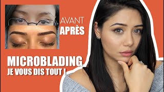 MICROBLADING  MICROSHADING  Je teste le maquillage des sourcils semi permanent  Avant  Après [upl. by Lindi]