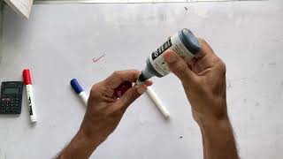 whiteboard marker pen mein kaise dale  Hindi  Surendra khilery [upl. by Victory]