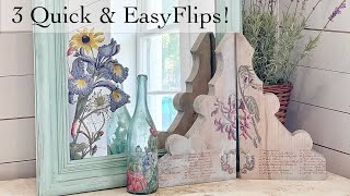 3 Quick Easy Flips With IOD Transfer Scraps [upl. by Tony]