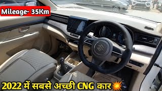 Top 5 best CNG Cars in 2022  7 Seater CNG Car With Maximum Mileage  माइलेज35km💥 [upl. by Chancellor]