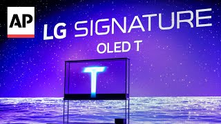 LG unveils ‘world’s first’ wireless transparent OLED TV at CES 2024 [upl. by Neztnaj238]