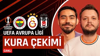 Fenerbahçe Galatasaray ve Beşiktaşın Rakipleri Belli Oldu  Avrupa Ligi Kura Çekimi Canlı Yayın [upl. by Brosy]