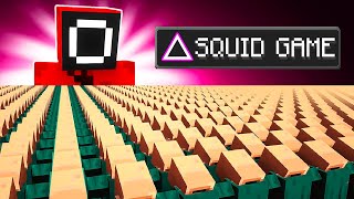 456 Villagers Simulate Squid Game in Minecraft [upl. by Ellan]