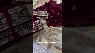 Pure Viscose Saree with ready made blouse Blouse size alterable upto 40 sizePrice 1600 [upl. by Robison204]