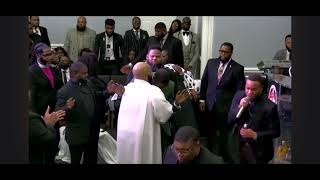 Apostle Ivory Jenkins laying hands and flowing in the prophetic 😮‍💨👏🏾😭🙌🏾 [upl. by Dotti]