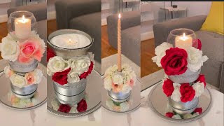 Easy Dollar Tree table Decor Ideas centerpieces Ideas event decor DIY [upl. by Darees]