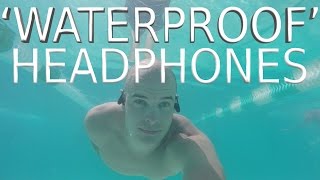 Best Waterproof Headphones  Waterproof test  Waveport ENOD [upl. by Ayerf]