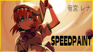 Ryugu Rena Higurashi no Naku Koro ni SPEEDPAINT [upl. by Edrea]