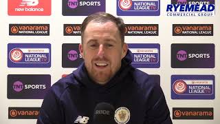 Slough Town 00 Yeovil Town  Postmatch interview with Scott Davies  16 March 2024 [upl. by Hyman]