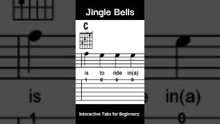 Jingle Bells  Interactive Tabs for Beginners  Christmas Songs amp Carol [upl. by Oiragelo]