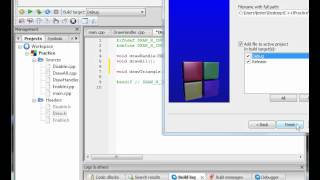 OpenGL Tutorial 3 Drawing Triangles [upl. by Nemajneb]