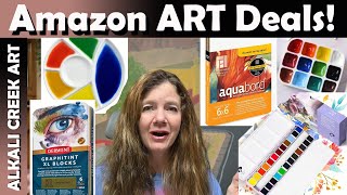 Amazons Prime BIG DAY DEALS for ART SUPPLIES [upl. by Anallese]